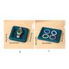 Velvety Jewelry Display Tray Exquisite Jewellery Holder Portable Rings Earrings Necklace Organizer Tray Storage Holder