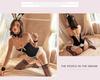 Sexy Christmas Bunny Lingerie Set: Temptation Bow & See-Through Stockings