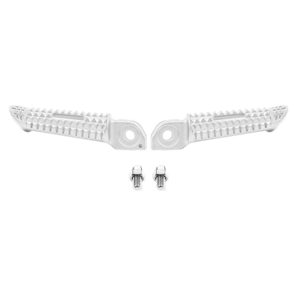 

Motorcycle Pedals Front & Rear Footrests For Triumph Trident660 Daytona660 Tiger Sport 660 Speed Twin 1200 Footrest Foot Pegs Front Pedals Silver