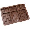 Chocolate Mold Food Grade Easy Release Silicone Candy Gummy Waffle Mold for Kitchen
