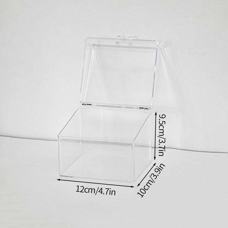 Clear Card Storage Box Idol Photocard Display Case Data Cable Storage Box Card Classification Case Desktop Sundries Organizer