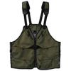 EVERSOUL Army Vest for Outdoor Summer and Size LL Men's Multi-Pocket Camping, Activities, Festivals, Fishing, Gardening, Photography, Mesh, Khaki,
