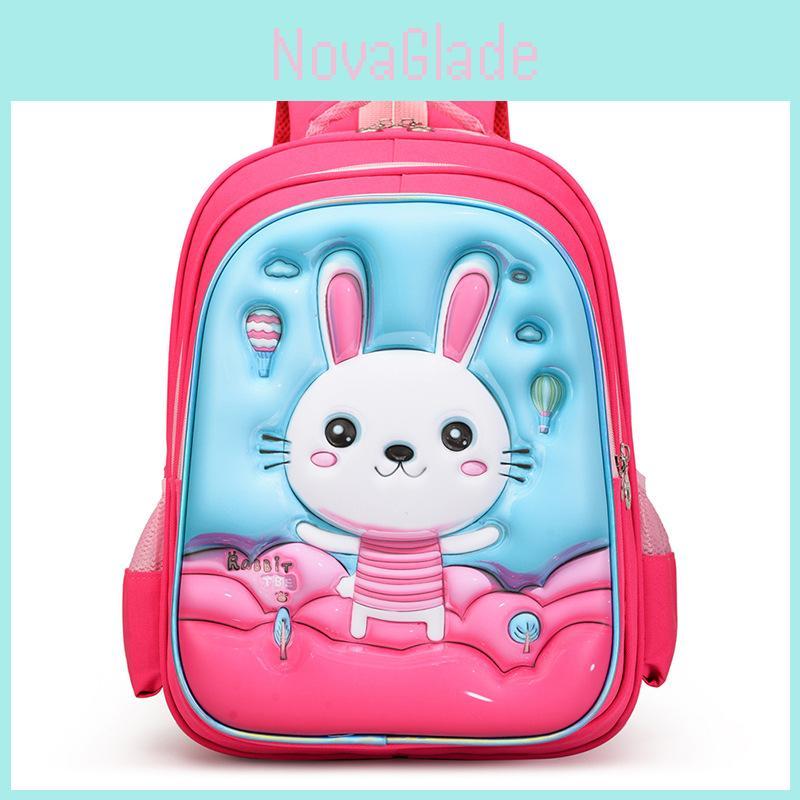 Cute Cartoon Animal Kids Backpack Oxford Cloth Anti-spinal Lightweight School Bag