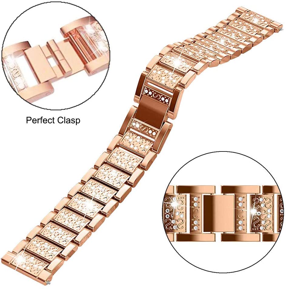 20mm 22mm Diamantarmband für Samsung Galaxy Watch 7/6/5 pro/4/Classic/active Gear s3 Metallarmband Huawei GT/2/GT2/3 Pro 4 Armband