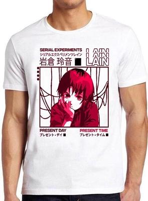 Serial Experiments Lain Japanese Meme Anime Gift Top Funny Tee T Shirt M1090