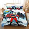 Cartoon Goldorak Grendizer UFO Robo Bedding Set Boys Girls Twin Queen Size Duvet Cover Pillowcase Bed Kids Adult