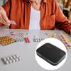 Yousheng Pill Box 9 Compartments Moisture-proof Large Capacity Transparent Design Pill Organizer for Home Travel
