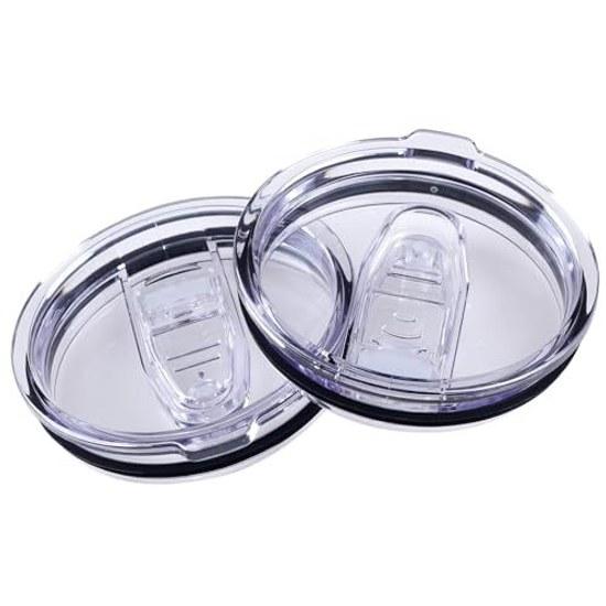 Reusable replacement lid 2-pack Yeti tumbler similar diameter 3.2 inches spill-resistant 20 10 ounces AICMEI Lid-20OZ