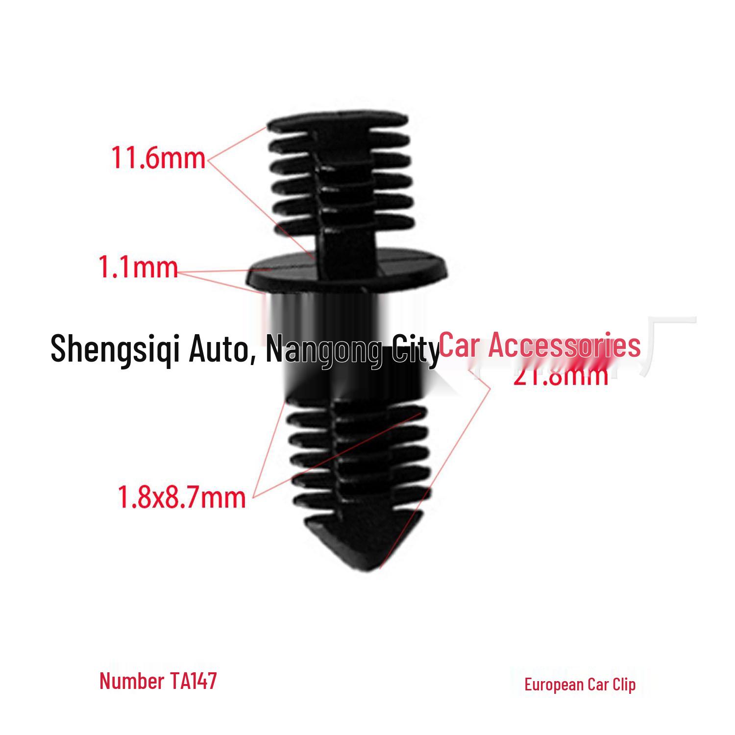 

European Car Trim Panel Accessory Clip Assembly Package of 10000