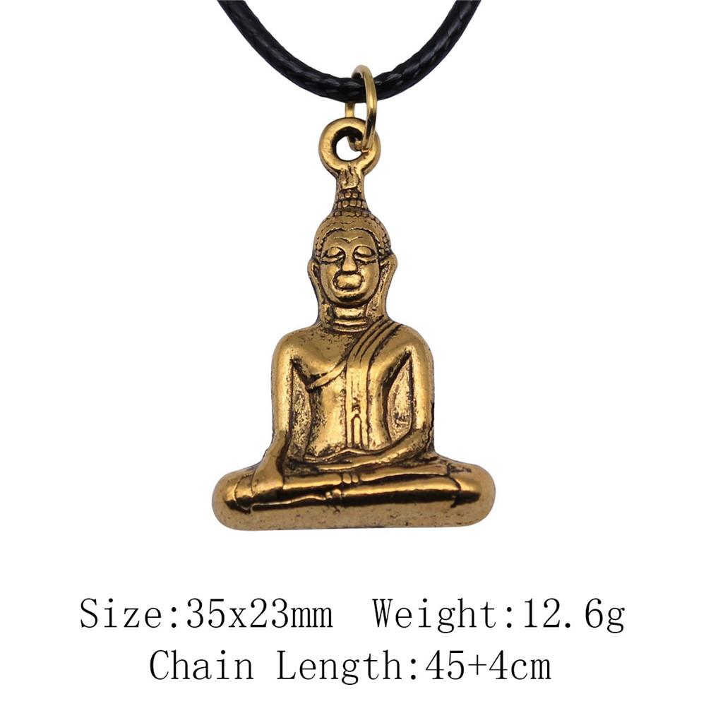 2025 Trend Best Friend Necklace Chief Pharaoh Buddhism Necklace Leather Chain 45cm Audience Necklaces With Pendant