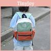 Kids School Backpack With Padded Straps And Color Block Design For Use Daily