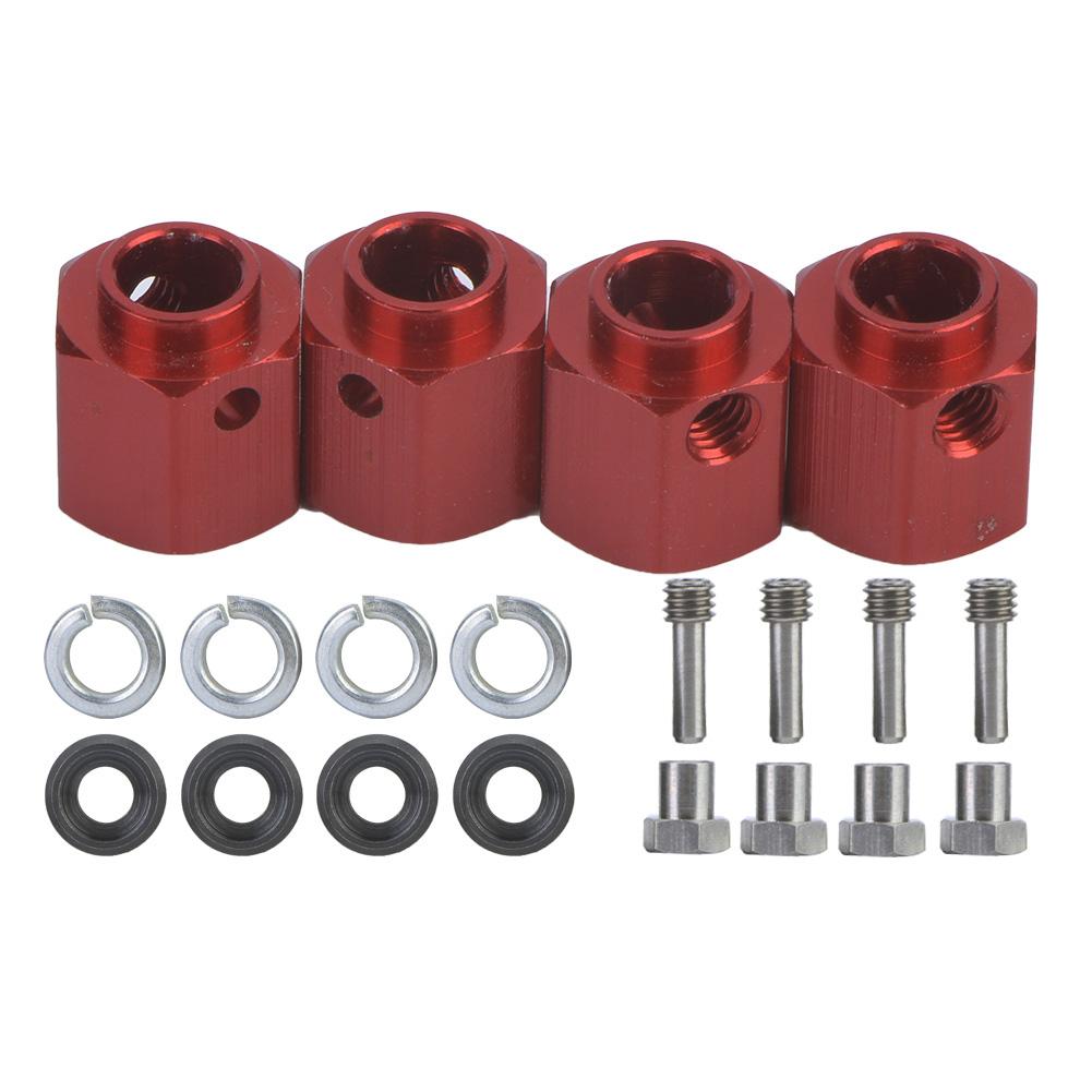 

4pcs Metal Widen Wheel Hubs Adapter Widening Set Fit for TRAXXAS TRX4 110 RC Car(12mm)