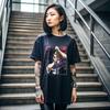 Anime Kokushibo Demon Slayer Anime Mitsuri No Yaiba Black Shirt