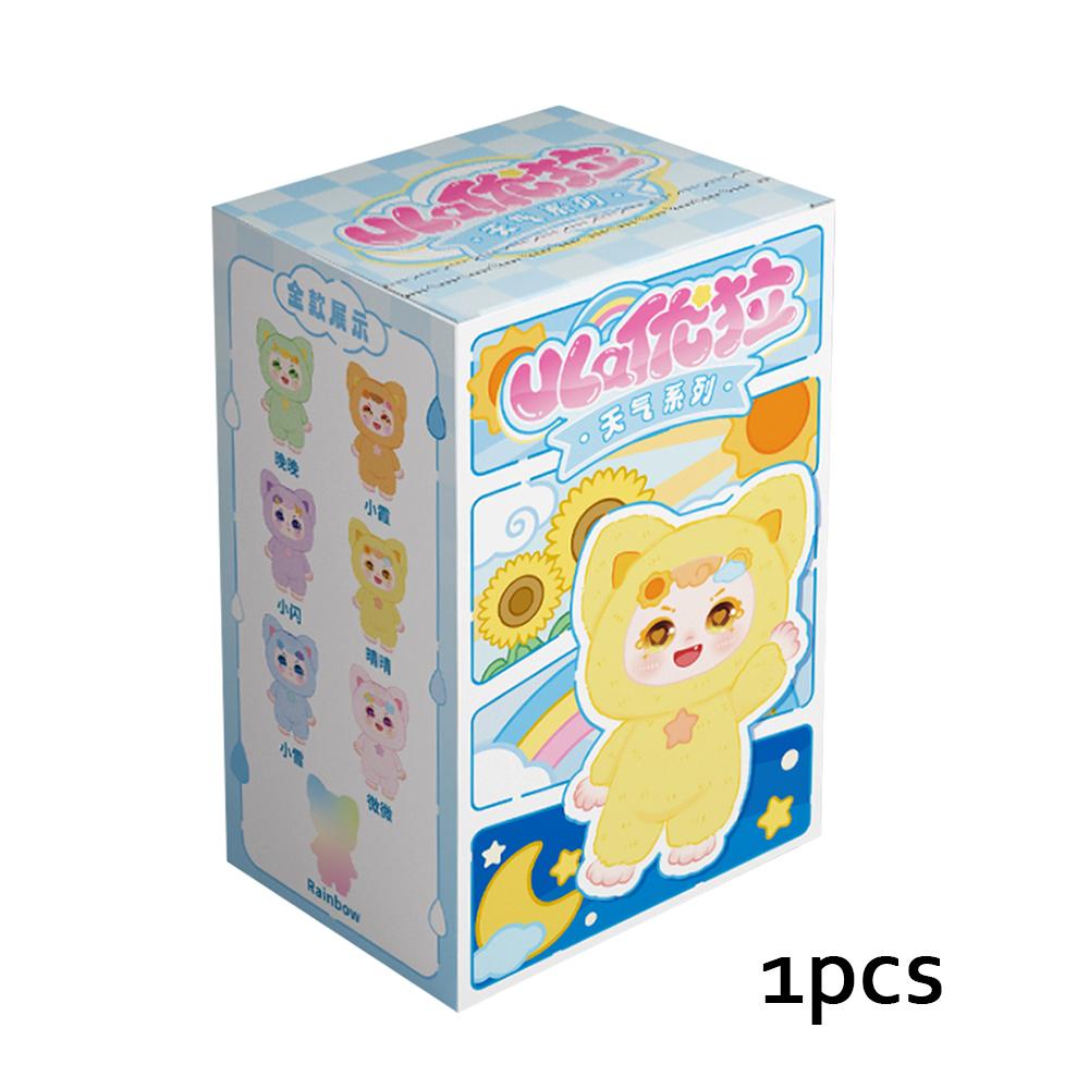 

Кукла Maytree DUMA Blind Box Weather Series Мобильный шарнир Плюшевый милый брелок-сюрприз Подарок Мягкие игрушки Подарочная серия Blind Box 1 PCS