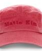 Mattengkim Matin Washed Camp Cap In Red