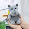 Wrist Pad Rhino Doll Pendant Animal Rhino Plush Doll Creative Rhino Plush Toy  Kids Gifts