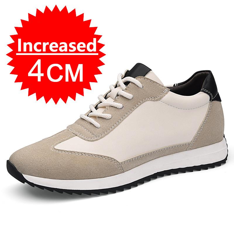 Fashion Men Elevator Shoes Heightening Sneakers for Men's 4cm 6cm Breathable Height Increased Shoes for Man Sports Shoes Plus Size 36-47