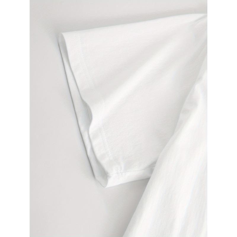 Europäische Größen Herren Schwarz Kurzarm T-Shirt mit Pray Wait Trust God Has A Plan Aufdruck - Lockere Passform Casual T-Shirt, Minimalistisches Design für Sommer Täglich