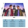 Молодые Роялс ПЛ Плед Велюровый Всесезонный Коллаж из Сериала Дышащий Супер Теплый Плед для Дома Улицы Покрывало