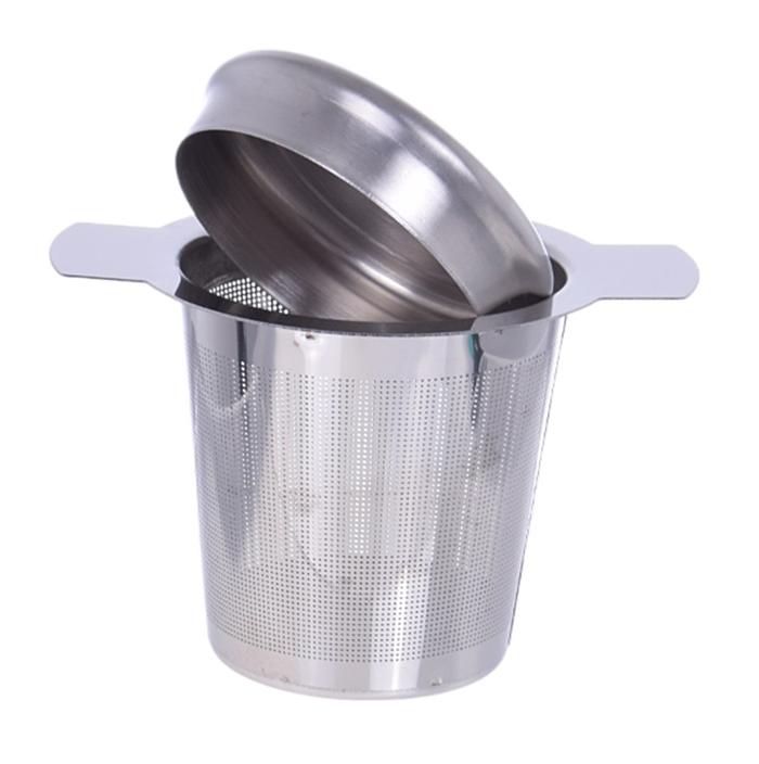 Stainless Steel Tea Coffee Herbal Infuser with Lid