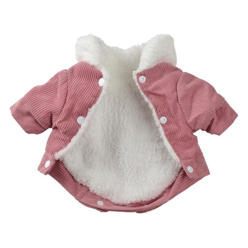 Pet Dog Clothes Dog Jacket Fleece Lining Extra Warm Coat Cat Jacket Dog Denim Jacket Dog Coat Puff Winter Thickening Corduroy Clothes Teddy
