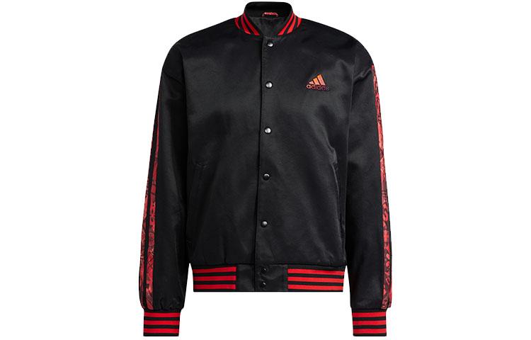 Adidas Dame Jackets Men s Black Baseball Collar Moderate Other HD7937 M