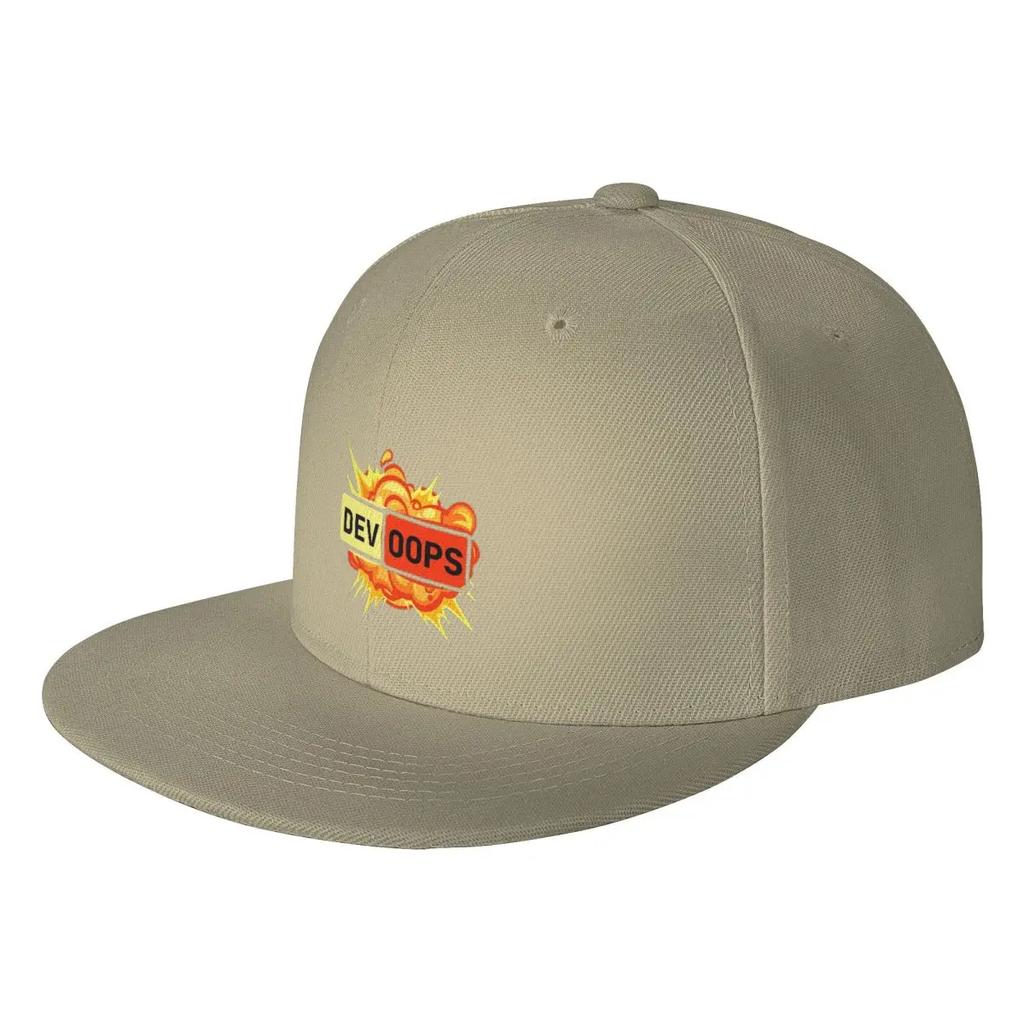 DevOops DevOps Sticker Baseball Caps Snapback Fashion Baseball Hats Breathable Casual Casquette Outdoor for Unisexs And Womens
