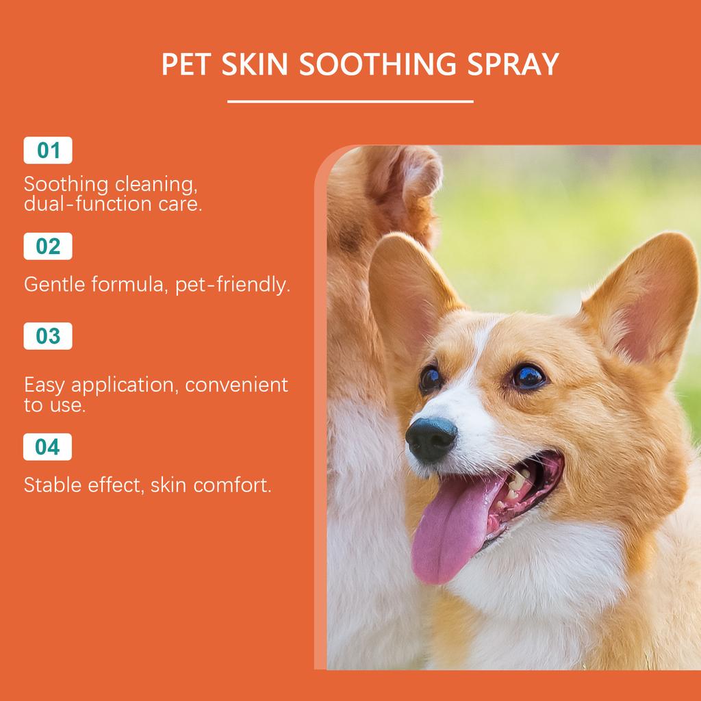 100ml Pet Skin Care Spray - Gentle Daily Use Spray For Clean And Comfortable Skin