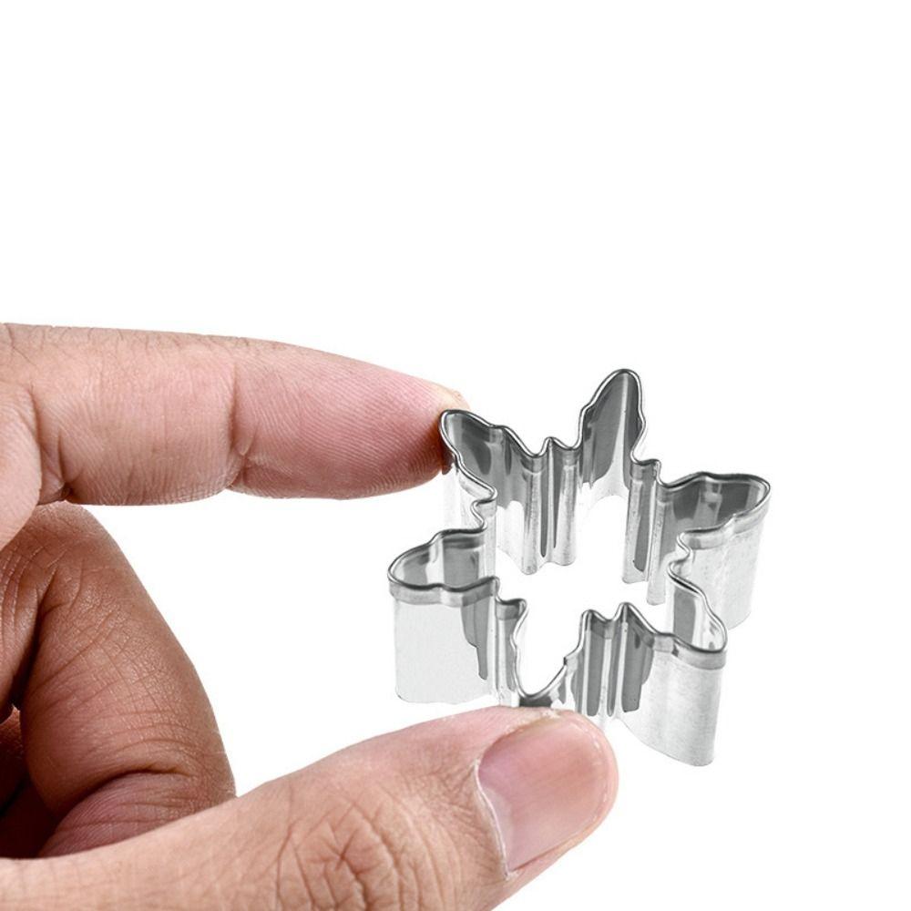 10Pcs/set Stainless Steel Fondant Biscuit Embossing Mold Rust-proof Sandwich Mould Bakery