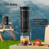 Portable Electric Capsule Coffee Maker - Pump-Action, Multifunctional, 3-in-1 for American & Italian Style