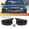 For Honda Accord 2008 2009 2010 2011 2012-2017 ABS Car Rearview Side Mirror Cover Wing Cap Exterior Door Trim Adhesive Sticker