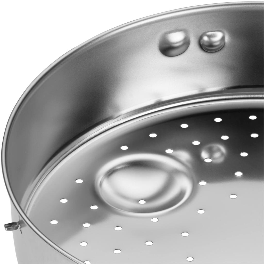WMF Schnellkochtopf-Dampfgarer "WMF Dämpfer 22cm für 3,0L, 4,5L und 6,5L" mit Edelstahl-Lamellenboden (W0789416000)