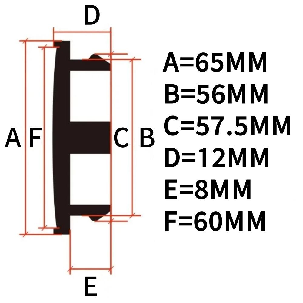 4pcs Umbrella Logo Emblem Badge Car Wheel Center Caps 65MM Clips 56MM Wheels Hub Cap Rim Hubcaps Dust Cover Replace Accessories