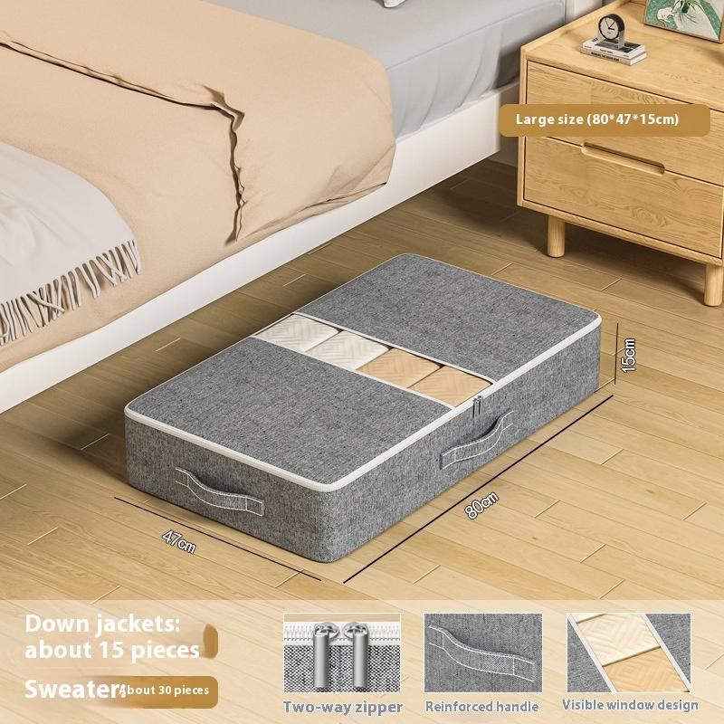 Extra große Kapazität Unterbett Kleideraufbewahrungstasche Bettdecken Aufbewahrungstasche Faltbare Hosenmantel Aufbewahrungstasche Kleiderschrank Organizer