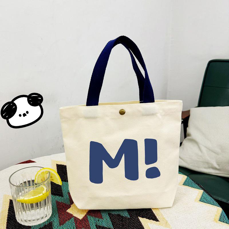 

Canvas Bag Women S Small Cloth Bag Work Bag Korean Version Tote Bag Commuting Cloth Bag Bag Bento Bag