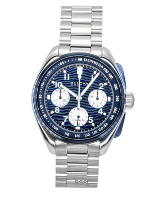 Montre Homme Lunar Pilot Chronographe Timascus Édition Limitée 150e Anniversaire Cadran Bleu Quartz 98A329