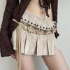 Ethnic Women's Belt Floral Dress Jeans Belt Trendy Leather Waist Rope  Streetwear