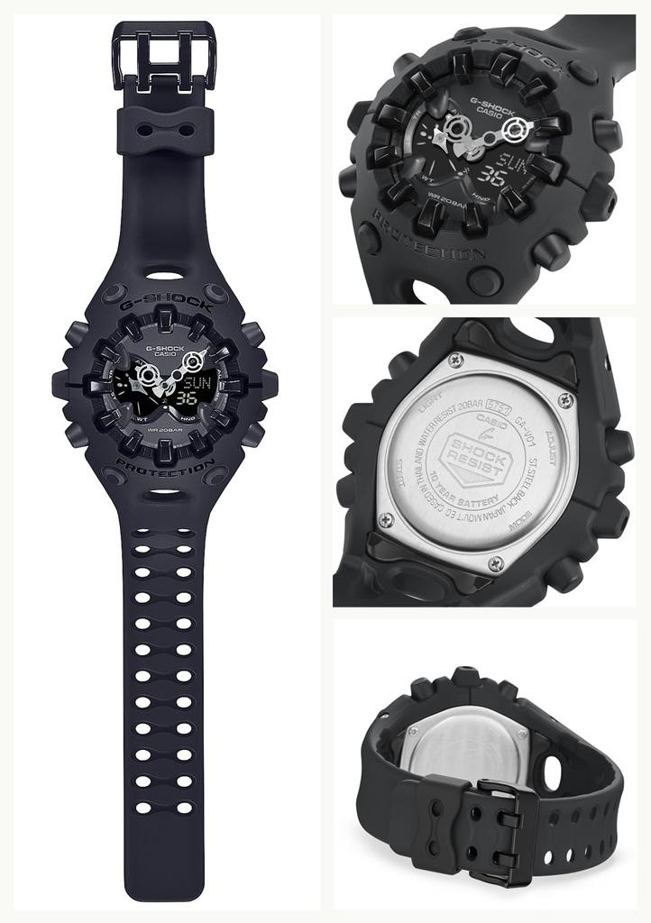 Reloj Casio G-Shock [Producto Oficial Japonés] GA-V01-1AJF / -V01A-8AJF para Hombre Plata / Negro