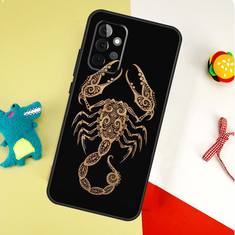 Scorpion For Samsung Galaxy A55 A35 A15 A54 A34 A14 A53 A33 A13 A05 A06 A16 A22 A32 A52 Phone Case