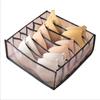 Multi-Grid Foldable Drawer-Type Underwear Socks Panties Organizer Bag Space-Saving Collapsible Closet Clothes Organizer Storage Box