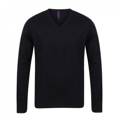 Mens Cotton Acrylic V Neck Sweatshirt