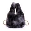 Women's bag autumn and winter new exquisite and cute plush multi-colored women's bucket bag high value foreign style shoulder messenger bag