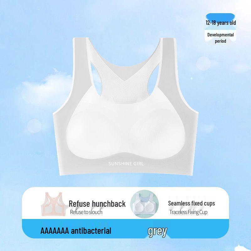 Girls' Sports Shockproof Bra for Puberty Development In Junior High School