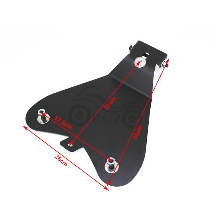 Harley Motorcycle Retro Spring Seat & Flame Cushion Bag Set