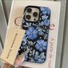 HOT Cool Flower Lily Luxury Lichee Leather Pattern Phone Case For Samsung S26 S25 S24 S23 S22 S21 S20 S10 Plus FE Ultra 4G 5G
