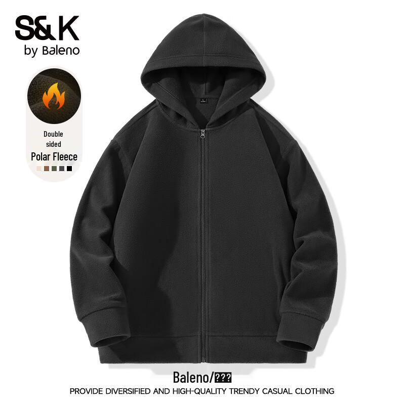 

Baleno S&K Series Men s Heavyweight Fleece Hooded Cardigan XL