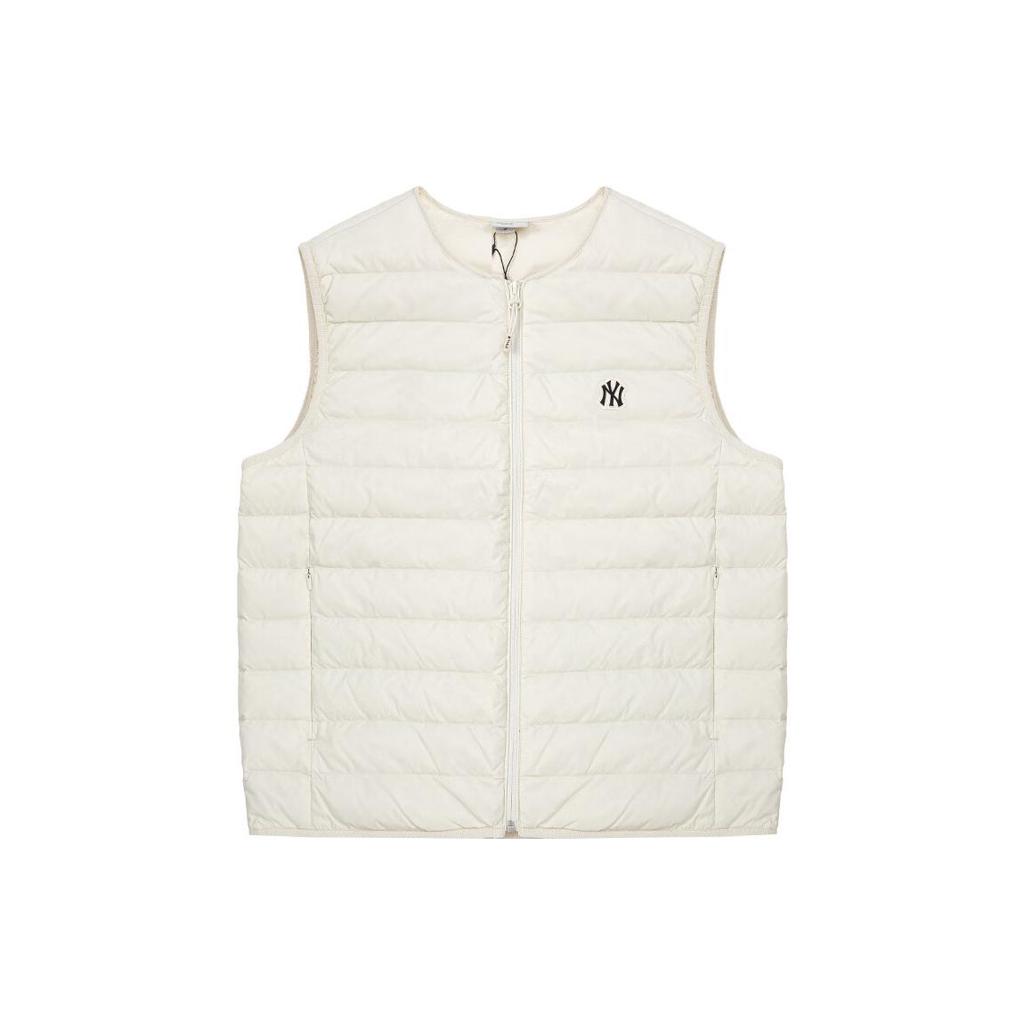 New MLB New York Yankees Down Vest Unisex Beige 3ADVB0426-50CRS