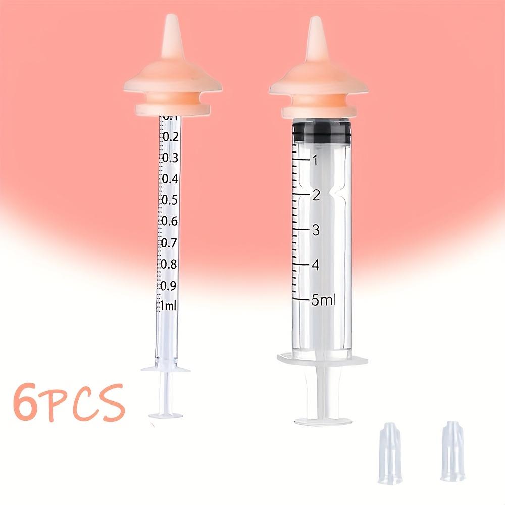 Pet Feeding Nipple Set, Suitable for Kittens and Puppies, Small Animals, Pets and Wild Animals Silicone Feeding Nipples