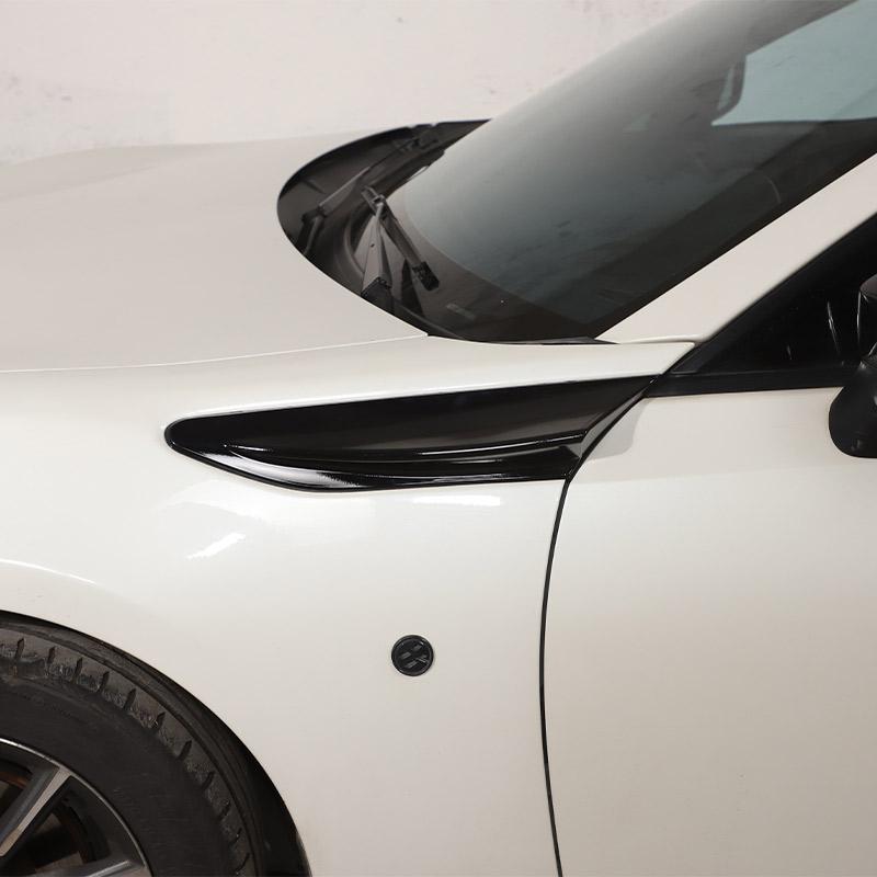 For Subaru BRZ Toyota 86 2012-2020 ABS Car Side Air Outlet Fender Fin Vent Trim Cover Carbon Fiber Body Kit Sticker Accessories