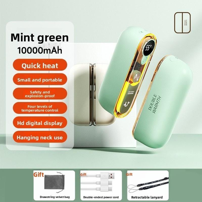 10000mAh Detachable Hand Warmer USB Charging Portable Warm Hands Treasure Creative Colorful Light Hand Warmer